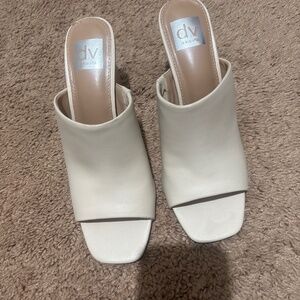 Off white heels - size 9
